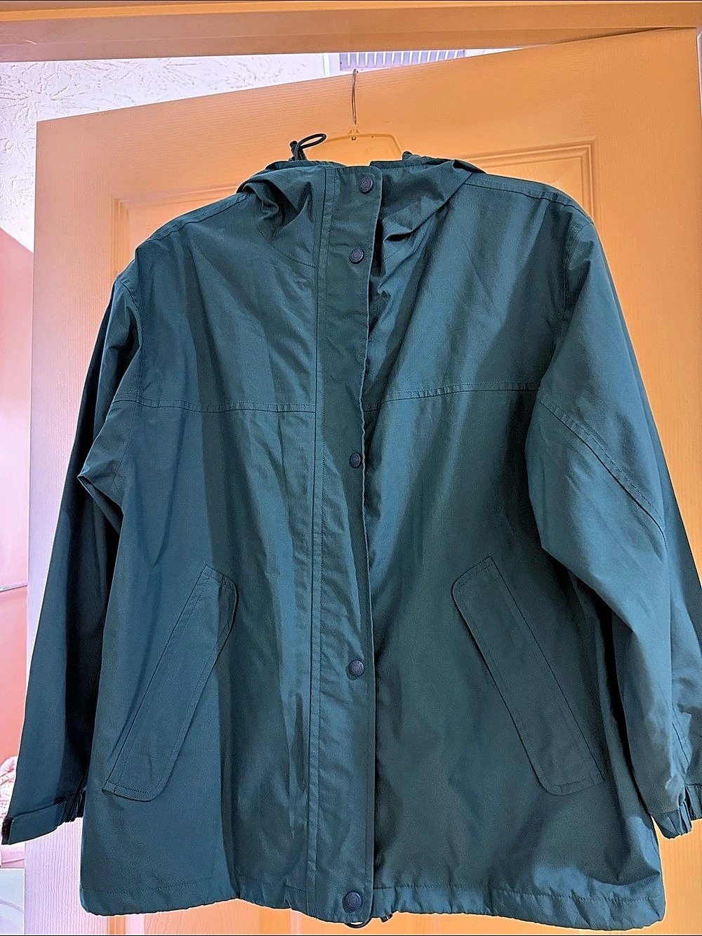 Eddie Bauer GORE-TEX jacket Hooded Jacket in Blue Medium Like New